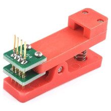 Test Clip PCB Clamp Fixture Jig Probe Download Programming Burning Clip 2.54 4P Pitch Single Row