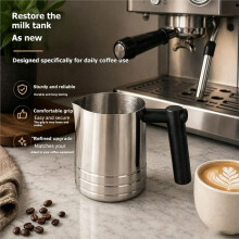 Poignée de Rechange pour Pichet à Mousser le Lait Compatible avec les Machines à Café pour ES601 655 701 Cafe Luxe.