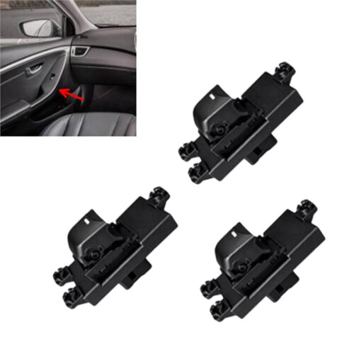 3PCS Passenger Side Window Control  93576-A6010 for  I30 2012-2016 Window Glass  Button 2