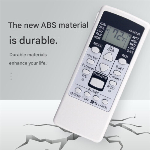 Replace AR-RCF1U Remote Control for  Air Conditioner AR-RCE2E ASU12RL2 ASU12RL2 AR-RCF1U ARRCF1U ASU9RL2 1