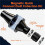Conjunto de Coletor de Pó Magnético de 2-1/2", Kit Coletor de Pó para Mangueira de 2,5 Polegadas com Conexão Rápida Única para Múltiplas 7
