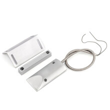 Magnetischer Garagentor-Kontaktsensor, Normalerweise Geschlossener NC-Magnetschalter mit Verstellbarer L-Halterung
