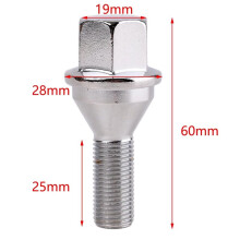 4pcs Car Wheel Lug Bolt M12X1.25 for  Cherokee 2014-2022 Renegade 2012-2016 6511051AA 6509933AA