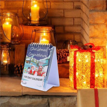 2026 100 Day Christmas Countdown Calendar Festive Desktop Calendar Christmas Tear Off Countdown Desk Calendar