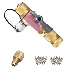 Juego de Herramientas para Extracción de Núcleos de Válvulas de 5/16 Pulgadas con Tapa Magnética para Sistemas HVAC R410A R22 R404 R32 Herramienta
