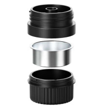 51 mm Drukverhogende Portafilter voor Espressomachines, Inclusief Houder voor Koffiepoeder en Capsules voor Koffieliefhebbers
