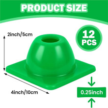 12 Pcs 2 Inch Agility Training Cones - Heavy Duty Field Markers for Soccer, Basketball & Motorcycle