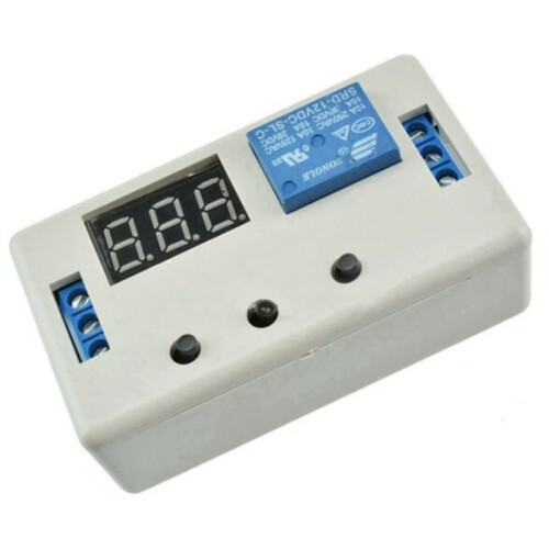 12V  Delay Relay LED Digital Automation Timer Control  Timing Relay Module PLC Trigger  Three Button