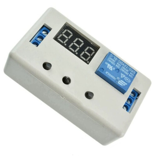 12V  Delay Relay LED Digital Automation Timer Control  Timing Relay Module PLC Trigger  Three Button 1