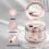 Retainer Mouth Guard Soak Container Box, Denture Bath Case with Strainer Basket, Braces Cleaner Cup Leak Proof 4