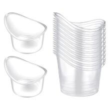 50 Szt. Kubków do Płukania Oczu, Zestaw do Płukania i Płukania Oczu, Jednorazowe Plastikowe Kubki Pomiarowe do Czyszczenia w Podróży, 5 Ml
