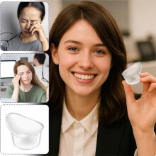 50Pcs Eye Wash Cup Eye Care Tool Rinse and Flush Kit Disposable Portable Plastic Measuring Cup for Travel Cleaning, 5ml