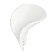 Entonnoir à Farine pour Robot Pâtissier, Accessoire Mains Libres à Clipser, Compatible avec les Robots Pâtissiers, Design Compact, Blanc
