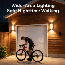 Waterproof Wall Lamp Outdoor Indoor LED Warm Light 12W AC85-265V IP65 Wall Sconce Lighting for Porch Courtyard Garden A