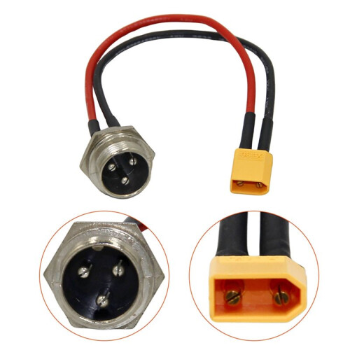 Charging Cable with Waterproof Cap - Replacement Part for Zero 8/9/10/8X/10X/11X Electric Scooters 1