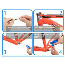Magnetic Internal Cable Routing Tool Kit for Bicycles -for Derailleur Cables and Electrical Wires Through Bicycle Frames