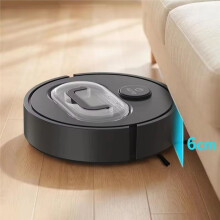 Aspirateur Robot 3 en 1 Silencieux, Ultra-Mince et Rechargeable par USB avec Bac à Poussière, Rose pour la Maison