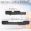 Shipping Container Lock Heavy Duty Cargo Storage Unit Trailer Lock,Adjustment Range 9-18" 3