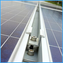 48pcs Solar Panel Mid Clamps Photovoltaic Panel Bracket PV Panel Mid Clamp Aluminum Solar Clips for Fixed 35-50mm Framed