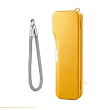 Portable Hard Shell Storage Case for Osmo Pocket 4/Pocket 3 Shockproof Protective Box Yellow