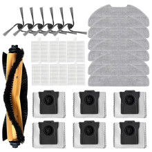 25PCS Vacuum Brush Filter Mop Cloth Dust Bag Set for D20 Air / F21 / F21 / F20 / F20 Spare Parts