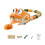 RC Magnetic Eating Snake Remote Control Car Toy Animal Greedy Bean Devouring Car Interactive Educational Gift B 2
