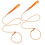 2pcs 1.8M Small Dog Slip Lead for Training, Adjustable and Comfortable for All Breeds B 1