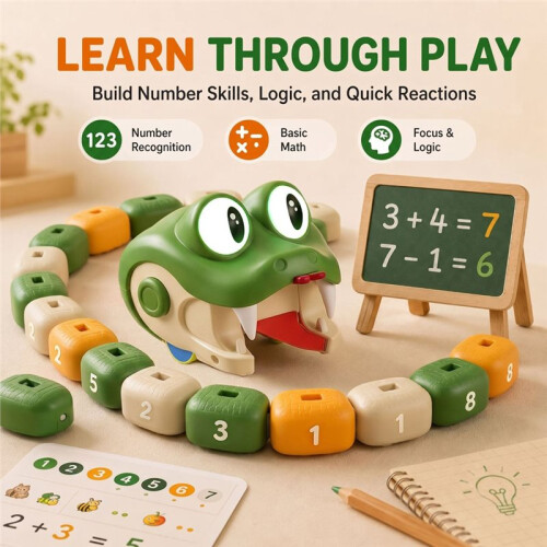 RC Magnetic Eating Snake Remote Control Car Toy Animal Greedy Bean Devouring Car Interactive Educational Gift A 2