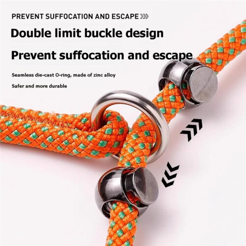2pcs 1.8M Small Dog Slip Lead for Training, Adjustable and Comfortable for All Breeds C 2