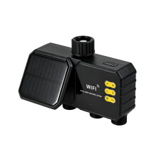 WiFi Sprinkler Timer Water Timer for Garden Hose 4 Outlets with Rain Delay/Automatic/Manual Watering System US