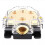 Car Audio Amplifier Ground Distribution Terminal for Vehicle Amplifier DSP Modification 1 in 5 Way Distributor Block 1