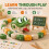 RC Magnetic Eating Snake Remote Control Car Toy Animal Greedy Bean Devouring Car Interactive Educational Gift B 4
