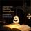 2Pcs Vintage Library Lantern  Bookshelf LED Lamp, Warm White Light  Book Nook Decor Night Reading Light 3