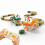 RC Magnetic Eating Snake Remote Control Car Toy Animal Greedy Bean Devouring Car Interactive Educational Gift B 6