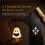 2Pcs Vintage Library Lantern  Bookshelf LED Lamp, Warm White Light  Book Nook Decor Night Reading Light 5