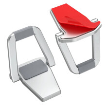 Ergonomiczny, Smukły Aluminiowy Uchwyt na Laptopa, Składany, Rozszerzalny Uchwyt Zaciskowy do Dwóch Wyświetlaczy