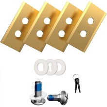 36Pcs Heavy Duty Titanium Replacement Blades 0.9mm Compatible for Luba & Yuka All Series Robust Replacement