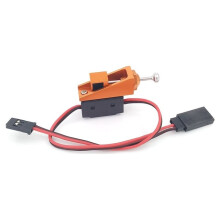RC Model Receiver Power /OFF with Aluminum Mount Control Rod for RC Boat Car Waterproof Accessories Box