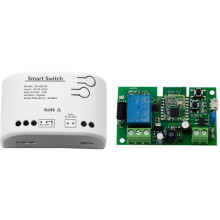 Módulo de Interruptor con Relé Zigbee de 85-250 V. Funciona con la Aplicación Tuya  Life, para Alexa, para SmartThings y para Ewelink Hub.