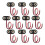 9V Battery Connector,50 PCS T-Type 9 Volt Buckle Connector Hard Plastic Shell Used in Student Experiment 1