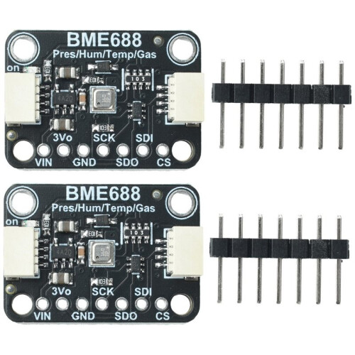 2PCS BME688 Temperature Humidity Pressure Air Quality Sensor Module STEMMA QT Qwiic Interface for Environment Monitor 1