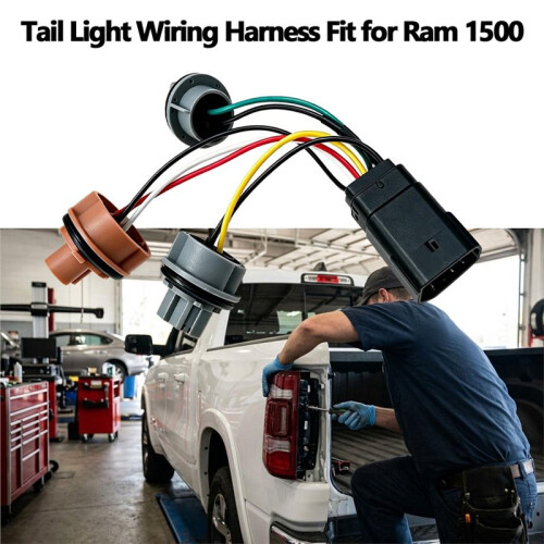 Cablaggio Fanale Posteriore per Ram 1500 2019-2024, Codice 68582394AA, 68396573AA