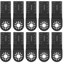 10Pcs Oscillating Saw Blade Multi Tools Blades Multi-Function Renovator Cutter Blade for Wood Metal Fast Cutting Blade