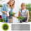20PCS Flower Pot Hole Mesh Pad Drainage Screen, Reusable Bonsai Mesh for Planter Soil Control 2