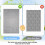 20PCS Flower Pot Hole Mesh Pad Drainage Screen, Reusable Bonsai Mesh for Planter Soil Control 3