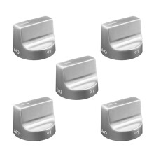 5 Pcs Metal W11239985 for Stove Knobs Replacements Gas Range Burner Control Knobs with Models WFG525S0HD0