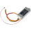Medidor Digital de Temperatura e Tensão  5-30V 0-99C com Tela OLED de 0,77 Polegadas e Sonda de Temperatura 4
