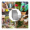 20PCS Flower Pot Hole Mesh Pad Drainage Screen, Reusable Bonsai Mesh for Planter Soil Control 5