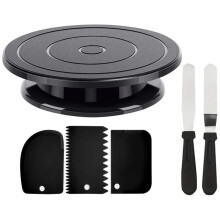 Cake Turntable Kit Upgraded Revolving Cake Stand Decorating Bakery Supplies Cake Decorating Bake Pastry Turntable Kit