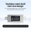 Medidor Digital de Temperatura e Tensão  5-30V 0-99C com Tela OLED de 0,77 Polegadas e Sonda de Temperatura 7